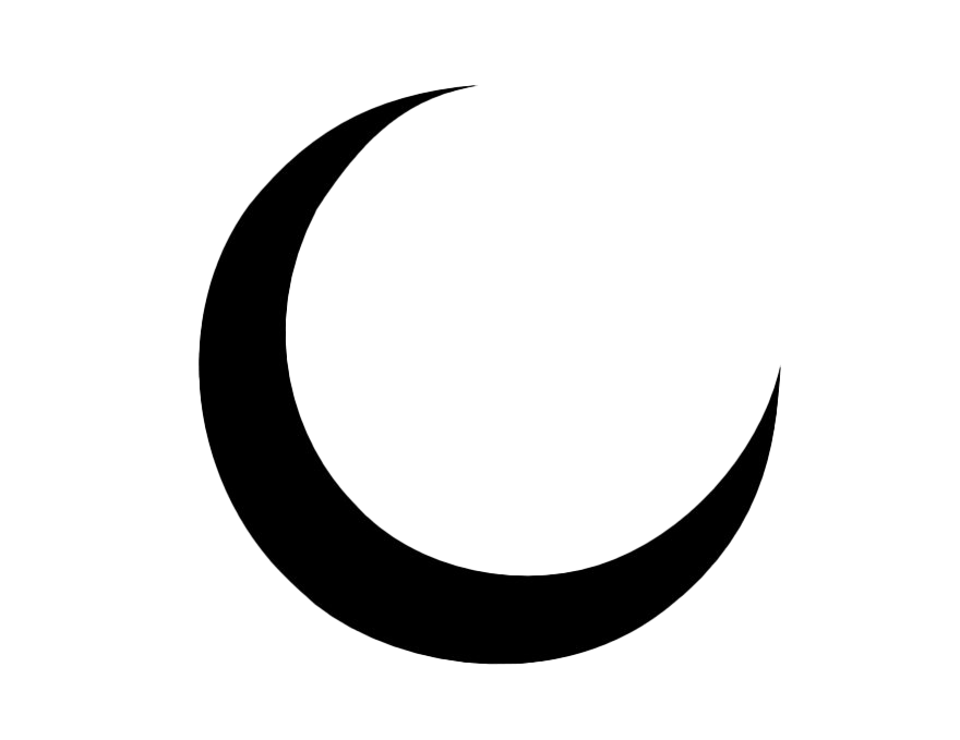 Black Crescent Moon